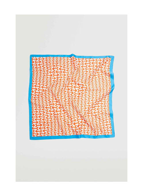 Foulard orange MANGO femme