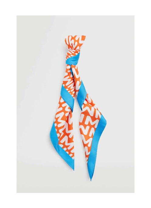 Foulard orange MANGO femme