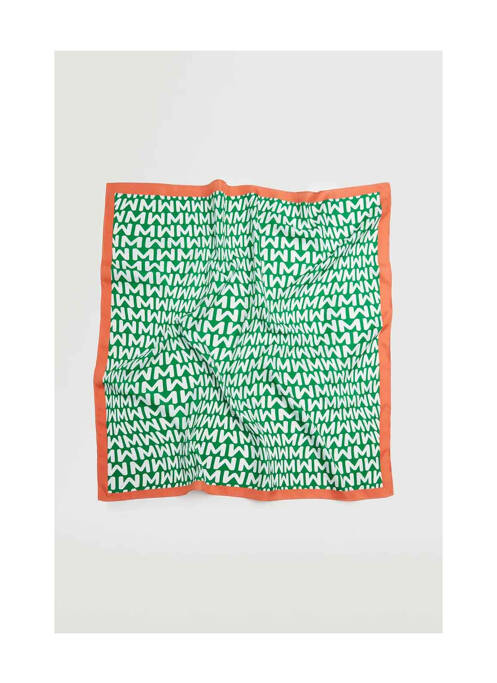 Foulard vert MANGO pour femme