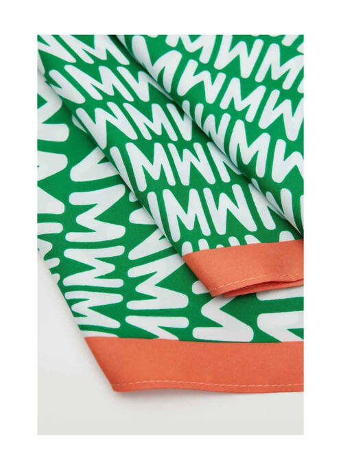 Foulard vert MANGO pour femme
