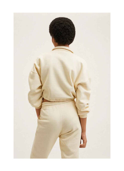 Sweat-shirt beige MANGO pour femme