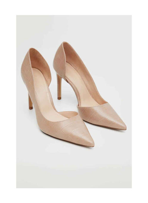 Escarpins beige MANGO femme