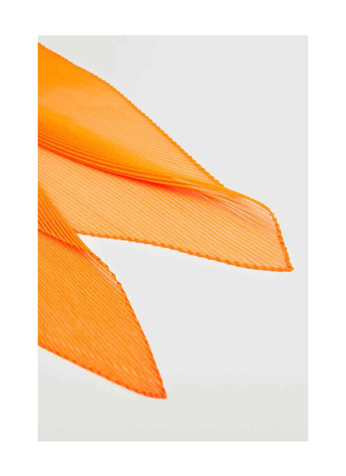 Foulard orange MANGO femme