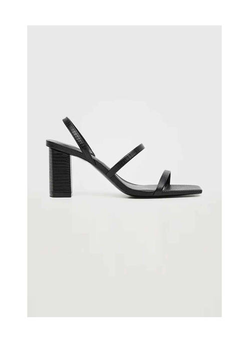 Sandales/Nu pieds noir MANGO femme