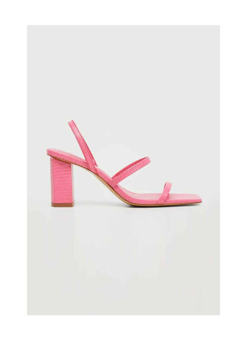 Sandales/Nu pieds rose MANGO femme