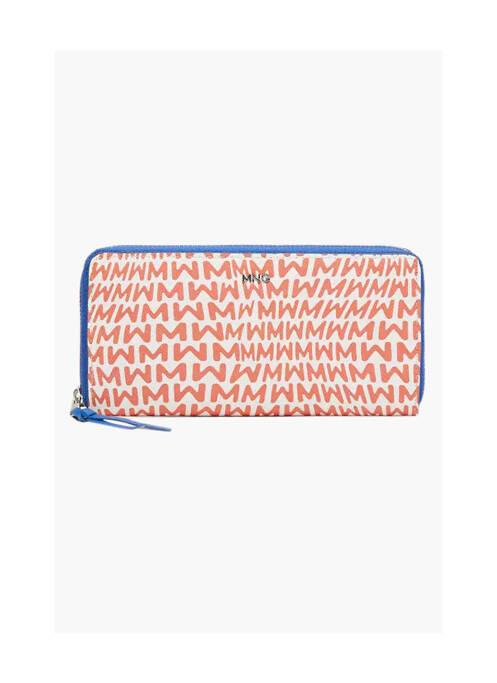 Porte-monnaie orange MANGO femme