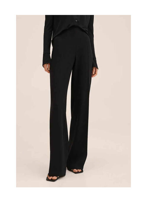 Pantalon droit noir MANGO pour femme