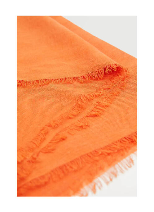 Foulard orange MANGO pour femme