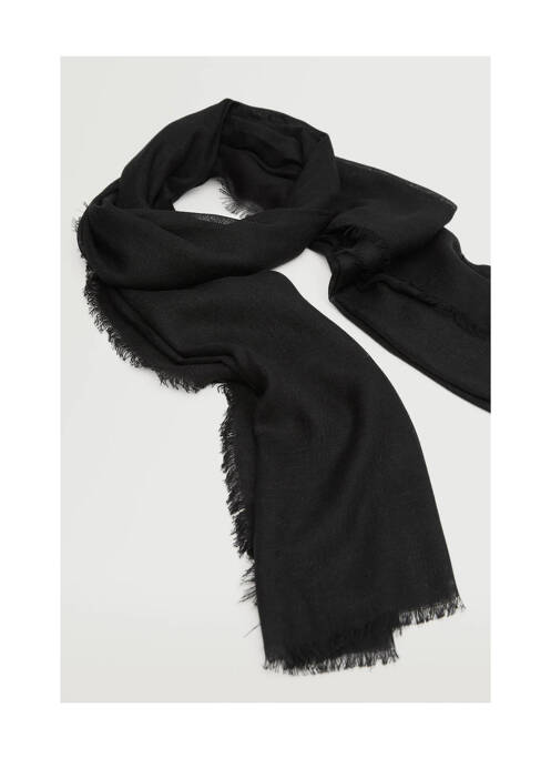 Foulard noir MANGO pour femme