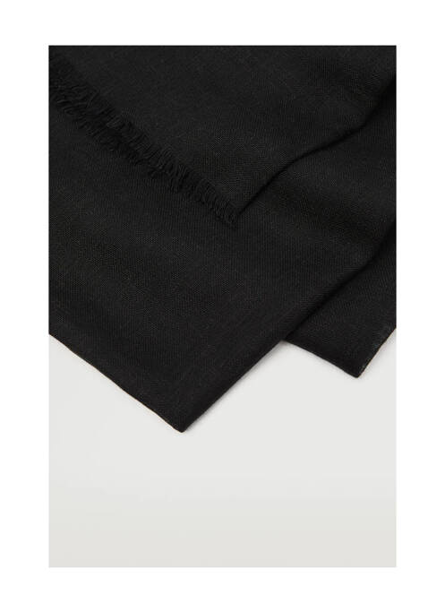 Foulard noir MANGO femme
