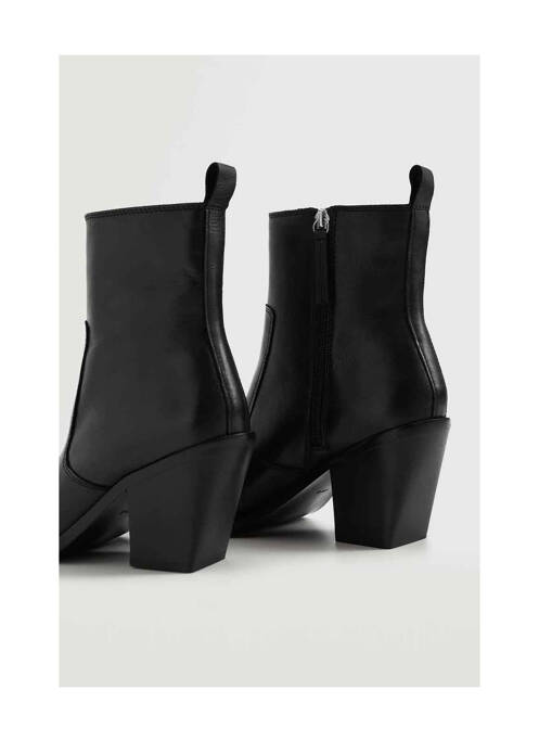 Bottines/Boots noir MANGO femme