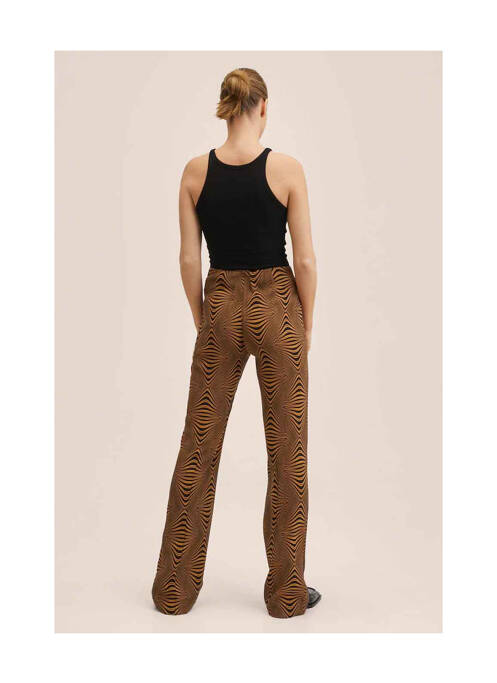 Pantalon droit noir MANGO pour femme