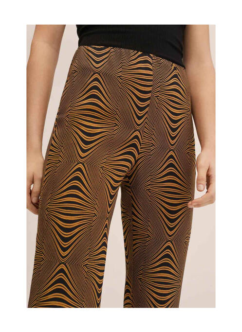Pantalon droit noir MANGO pour femme