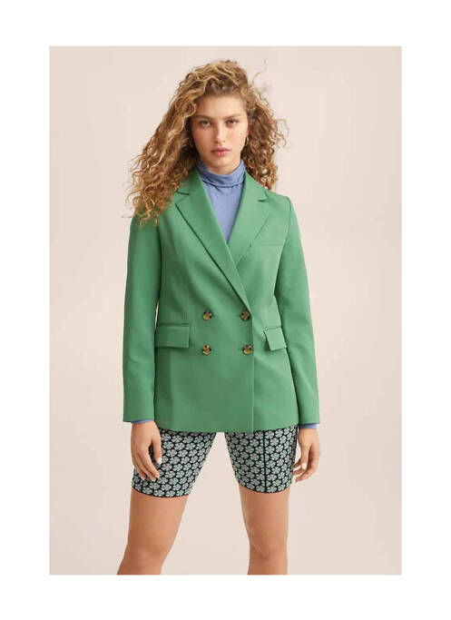 Blazer vert MANGO pour femme