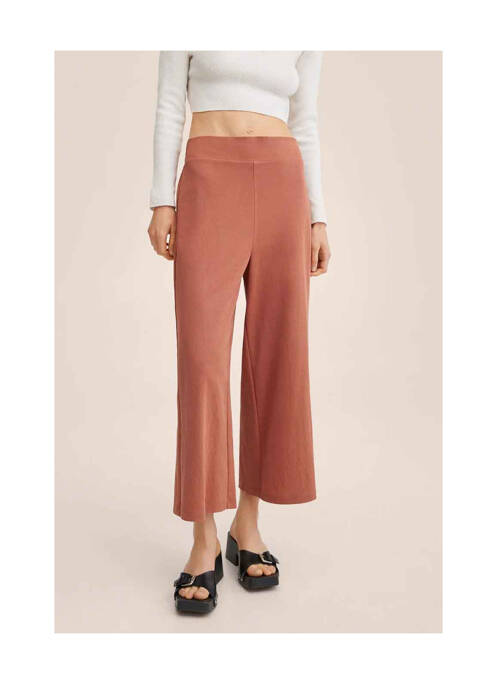 Pantalon 7/8 orange MANGO pour femme