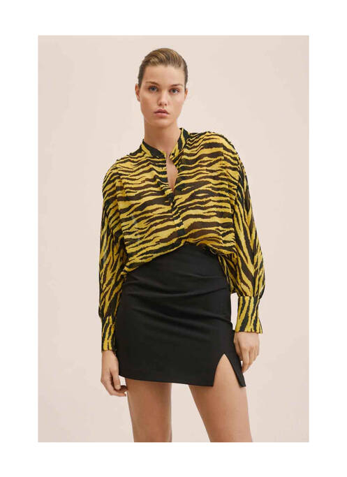 Chemisier jaune MANGO pour femme