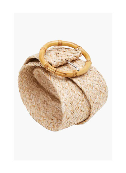 Ceinture beige MANGO femme