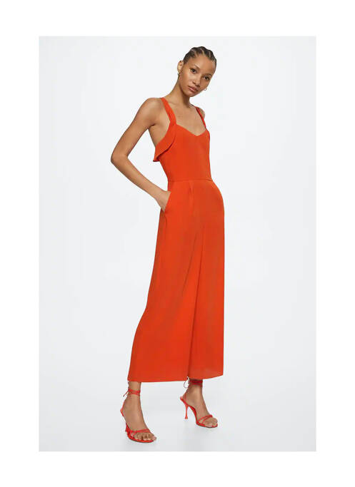 Combi-pantalon orange MANGO pour femme