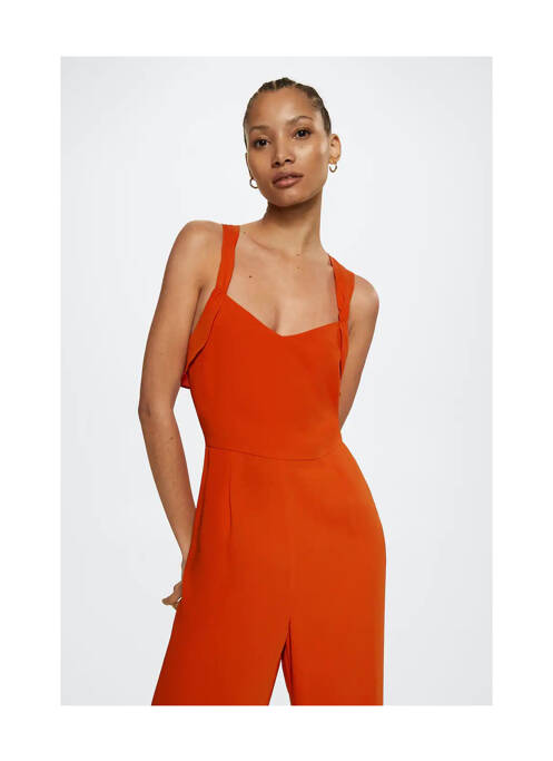 Combi-pantalon orange MANGO pour femme