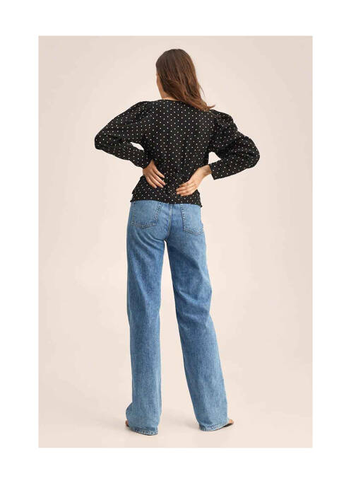 Top noir MANGO pour femme