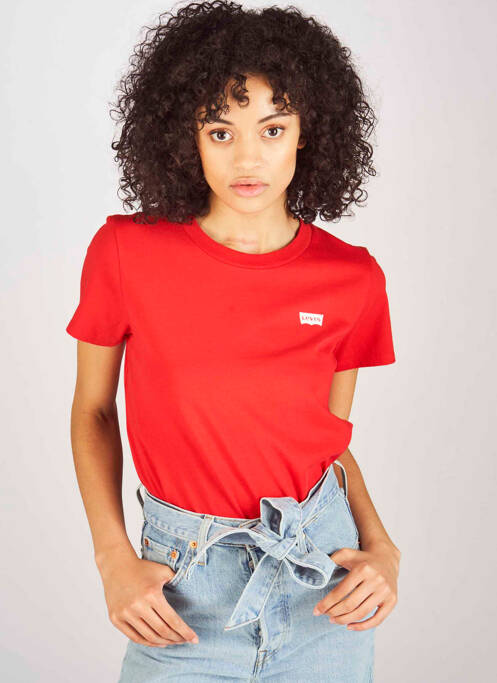 T-shirt rouge LEVIS pour femme