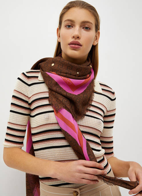 Foulard marron LIU JO femme