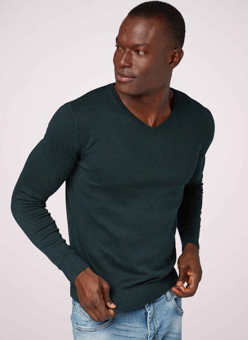 Pull vert TOM TAILOR pour homme