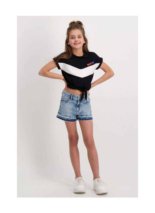 T-shirt noir CARS JEANS pour fille