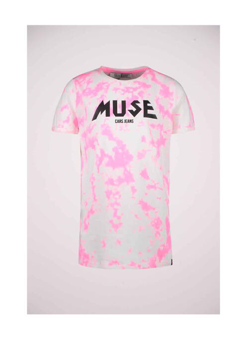T-shirt rose CARS JEANS pour fille