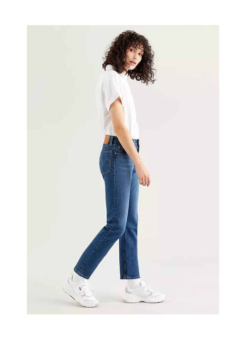 Jeans coupe droite bleu LEVIS pour femme