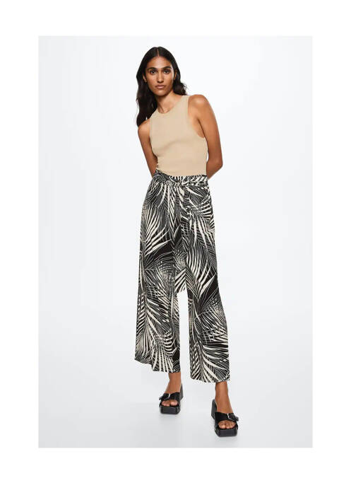 Pantalon flare noir MANGO pour femme