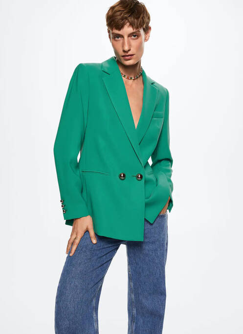 Blazer vert MANGO pour femme