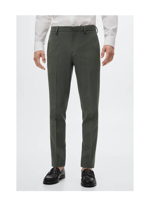 Pantalon slim vert MANGO pour homme