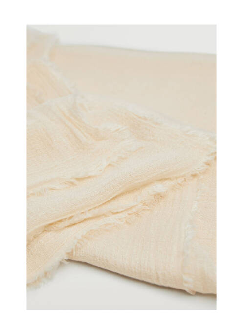 Foulard beige MANGO pour femme