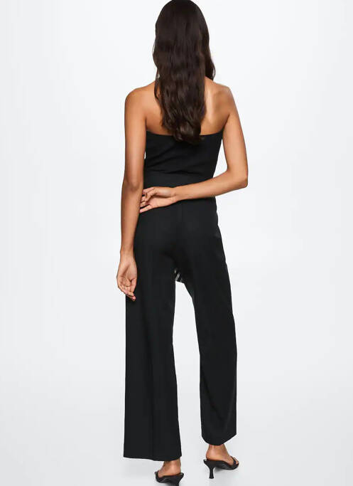 Pantalon droit noir MANGO pour femme