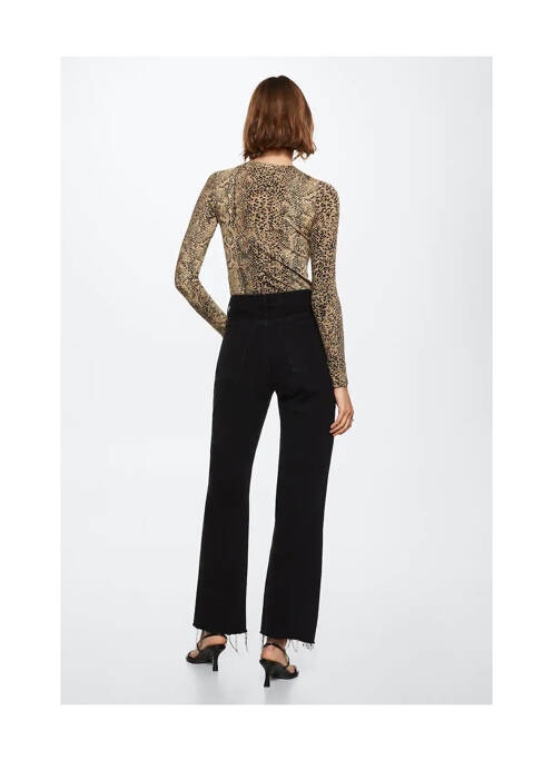 T-shirt marron MANGO pour femme