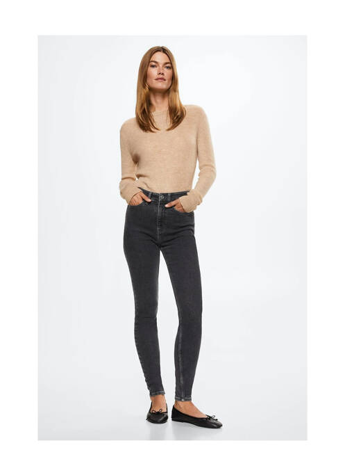 Jeans skinny gris MANGO pour femme