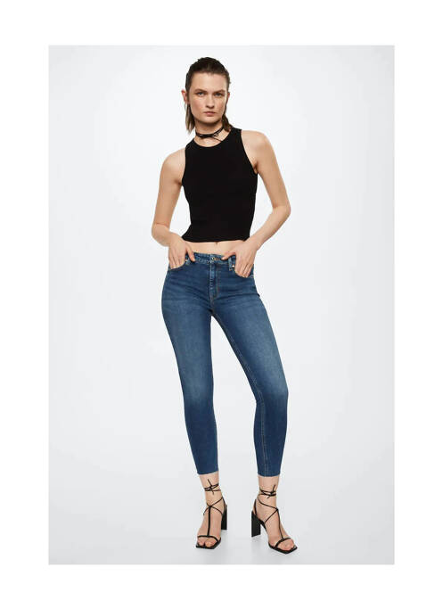 Jeans skinny bleu MANGO pour femme