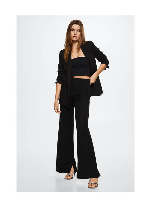 Pantalon flare noir MANGO pour femme