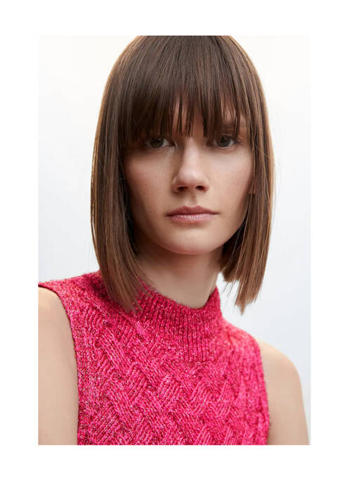 Débardeur rose MANGO femme