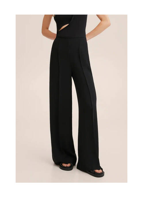 Pantalon droit noir MANGO femme