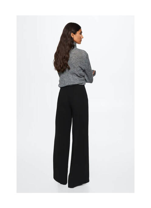 Pantalon droit noir MANGO femme