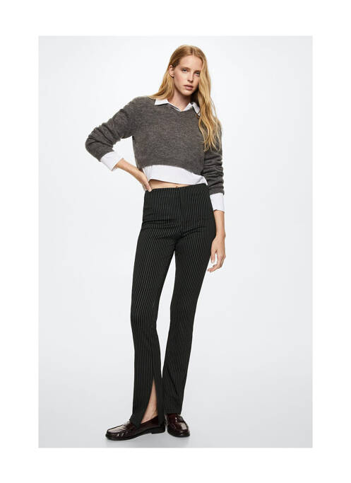 Pantalon flare noir MANGO pour femme