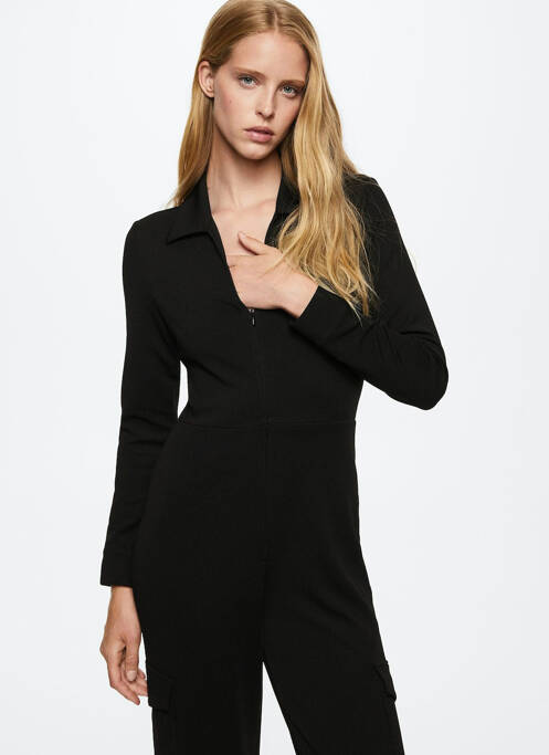 Combi-pantalon noir MANGO pour femme