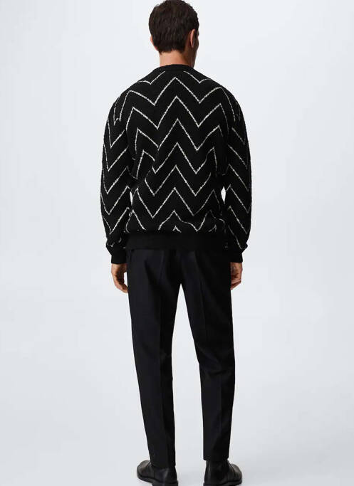 Gilet manches longues noir MANGO pour homme