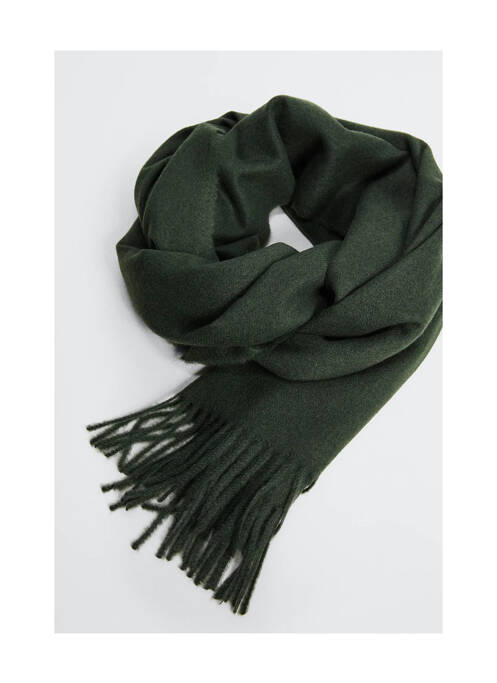 Echarpe vert MANGO femme