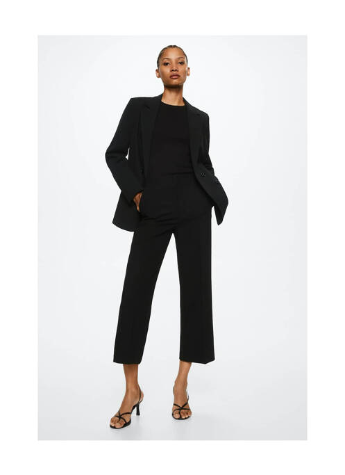 Pantalon 7/8 noir MANGO femme