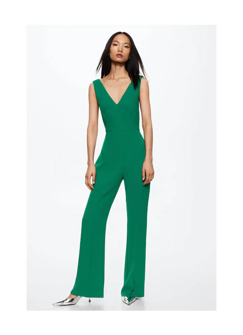 Combi-pantalon vert MANGO pour femme