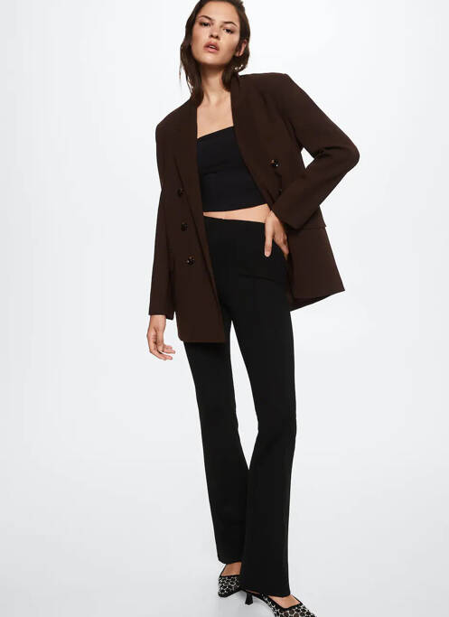 Pantalon flare noir MANGO pour femme