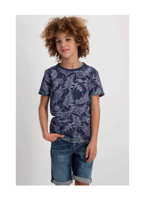 T-shirt bleu CARS JEANS pour garçon